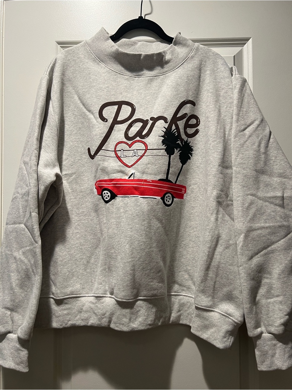 PARKE Fleece Los Angeles Graphic Mockneck